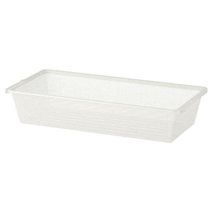 Ikea BOAXEL - Mesh basket, white, 80x40x15 cm