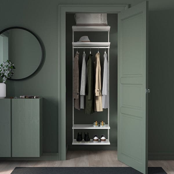Ikea BOAXEL - Wardrobe combination, white, 62x40x201 cm
