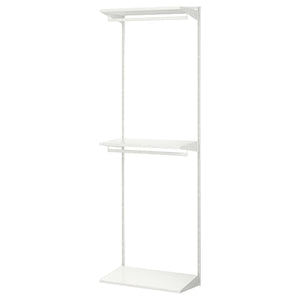 Ikea BOAXEL - Wardrobe combination, white, 62x40x201 cm