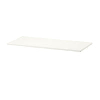 BOAXEL shelf, metal white, 80x40 cm