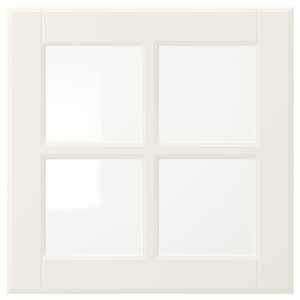 Ikea BODBYN - Glass door, off-white, 40x40 cm