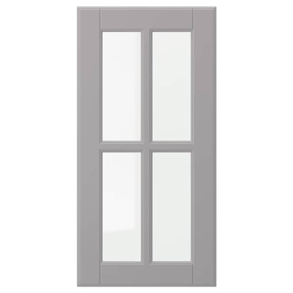 BODBYN glass door, Width: 29.7 cmSystem height: 60 cmSystem width: 30 cmHeight: 59.7 cmDepth: 1.9 cm