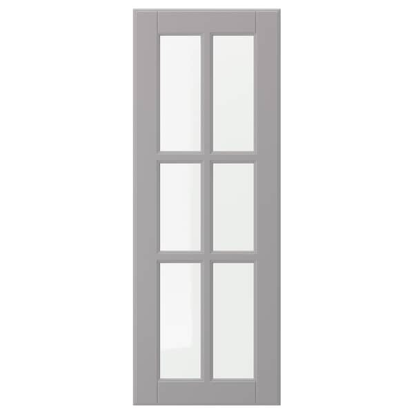 BODBYN glass door, Width: 29.7 cmSystem height: 80 cmSystem width: 30 cmHeight: 79.7 cmDepth: 1.9 cm