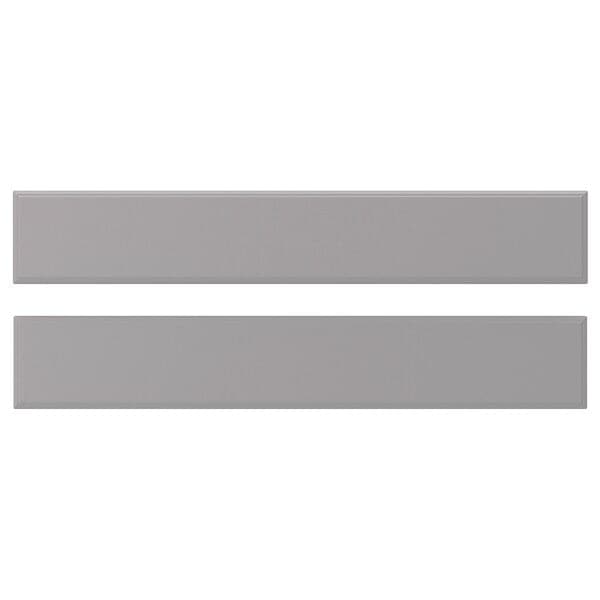 BODBYN drawer front, grey, 60x10 cm