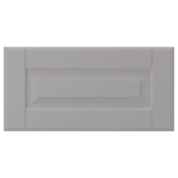 BODBYN drawer front, grey, 40x20 cm
