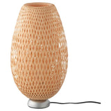BÖJA table lamp, bamboo/handmade, 20 cm