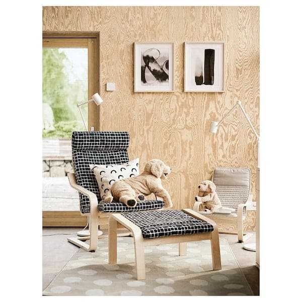 BOGENSE - Rug, low pile, beige/white dotted, 133x195 cm - best price from Maltashopper.com 20527058