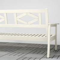 BONDHOLMEN - 2-seater outdoor sofa, white/beige,139x81x73 cm - best price from Maltashopper.com 50558185