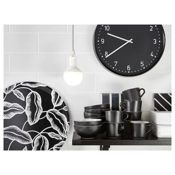 BONDIS - Wall clock, low-voltage/black, 38 cm - best price from Maltashopper.com 10543092
