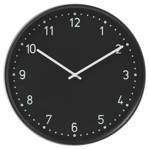 BONDIS - Wall clock, black, 38 cm