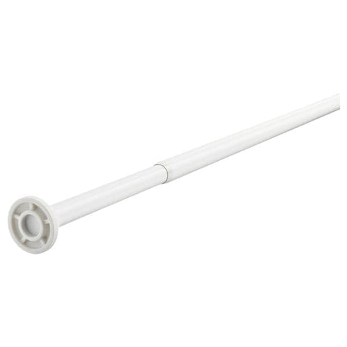 BOTAREN - Shower curtain rod, white, 120-200 cm