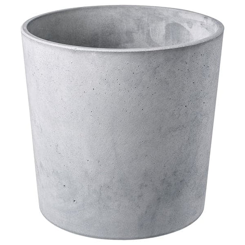 BOYSENBÄR - Plant pot, in/outdoor light grey, 24 cm