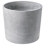BOYSENBÄR plant pot, in/outdoor light grey, 15 cm