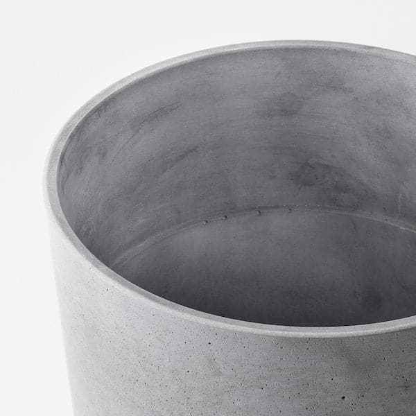 Ikea BOYSENBÄR - Plant pot, in/outdoor light grey, 24 cm