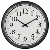 BRAVUR wall clock, black, 59 cm