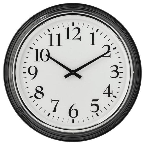 BRAVUR - Wall clock, black, 59 cm