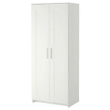 BRIMNES wardrobe with 2 doors, white, 78x50x190 cm
