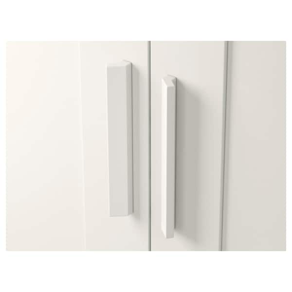 BRIMNES - Wardrobe with 2 doors, white, 78x190 cm - best price from Maltashopper.com 40400478