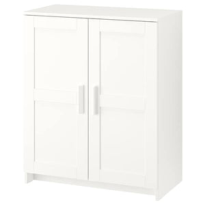 Ikea BRIMNES Mobile with doors - white 78x95 cm , 78x95 cm