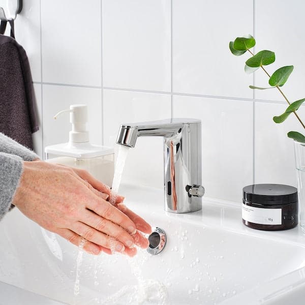 BROGRUND Sink mixer with sensor - chrome , - best price from Maltashopper.com 00423354