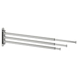 BROGRUND towel holder 3 bars, stainless steel, 3x15 cm