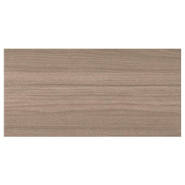 BROKHULT drawer front, walnut effect light grey