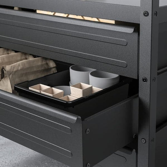Ikea BROR - Drawer, black, 84x54 cm