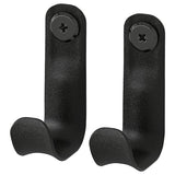 BROR hook for post, black, 7x5x3 cm 2 pack, 2 pack