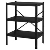 BROR shelving unit, black, 85x55x110 cm