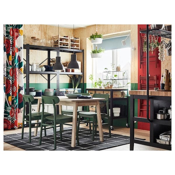 Ikea BROR - Shelving unit, black, 85x40x190 cm