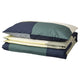 BRUNKRISSLA duvet cover and pillowcase, green/multicolour, 150x200/50x80 cm
