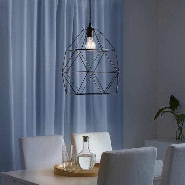 BRUNSTA - Pendant lamp shade, black, 30 cm - best price from Maltashopper.com 40333064