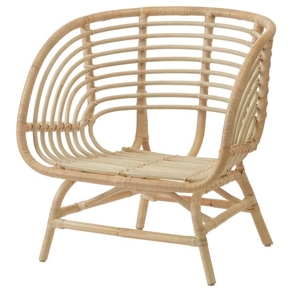 BUSKBO armchair, rattan