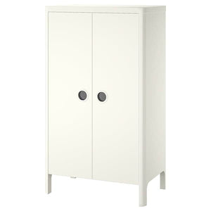 Ikea BUSUNGE - Wardrobe, white, 80x139 cm