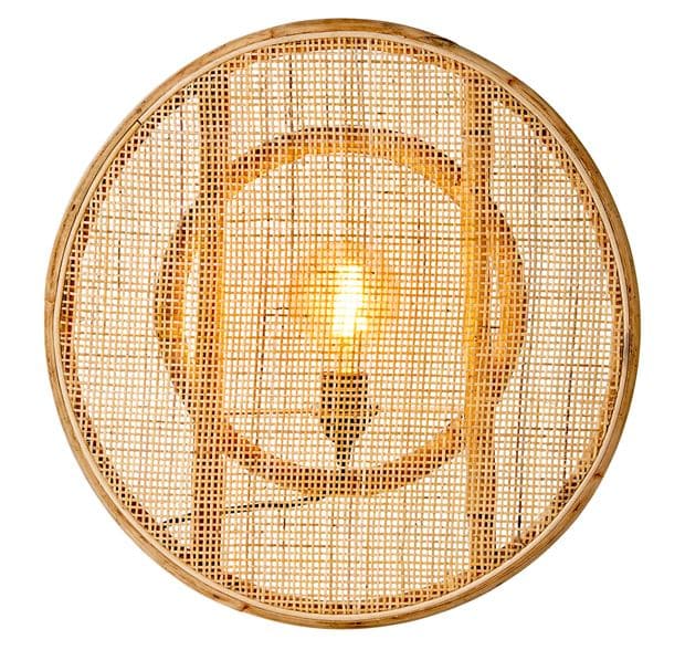 Casa BAKAI Natural wall lamp, Ø 50 cm - Ø 30 cm