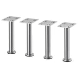 CAPITA leg, stainless steel, 16 cm, 4 pack