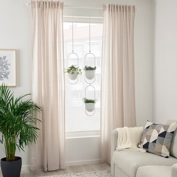 CHILISTRÅN - Hanging planter, in/outdoor white, 12 cm - best price from Maltashopper.com 70492264