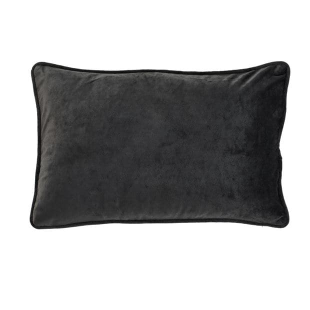 Casa SUAVE Dark gray cushion cover, H 30 x W 45 cm