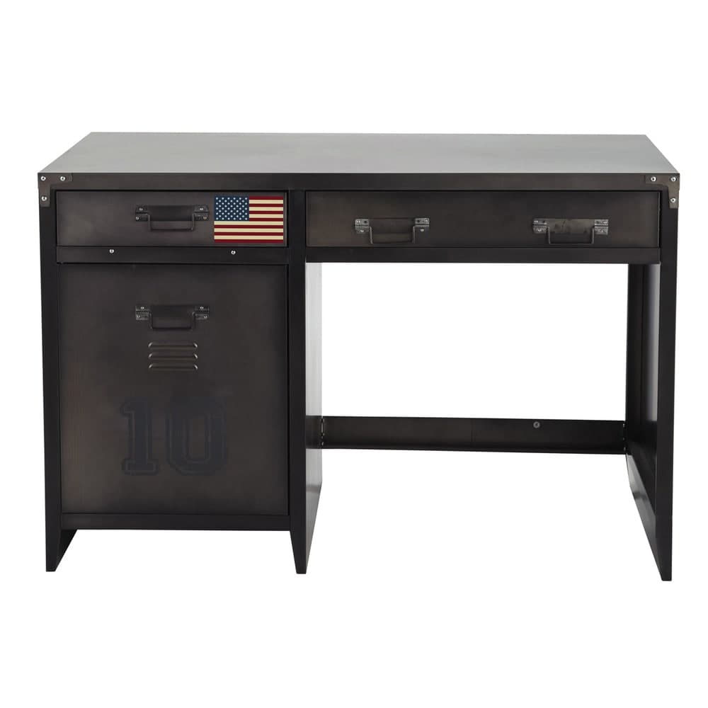 Maisons du Monde Andrews - Undus desk 1 door 2 metal drawers