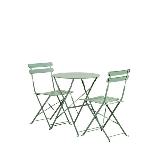 Casa IMPERIAL Eucalyptus green bistro table H 71 cm - Ø 60 cm