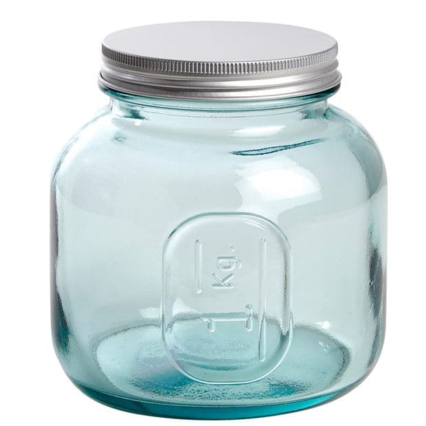 Casa CAPACITY Transparent jar, H 13 cm - Ø 13 cm