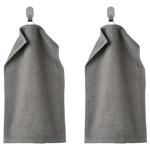 DIMFORSEN Guest towel - grey 30x50 cm , 30x50 cm