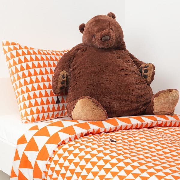 DJUNGELSKOG - Soft toy, brown bear - best price from Maltashopper.com 00402813