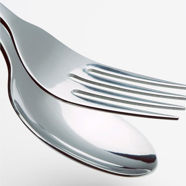 DRAGON - 2-piece salad servers set, stainless steel, 22 cm - best price from Maltashopper.com 90235626
