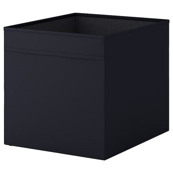 DRÖNA box, black, 33x33x38 cm