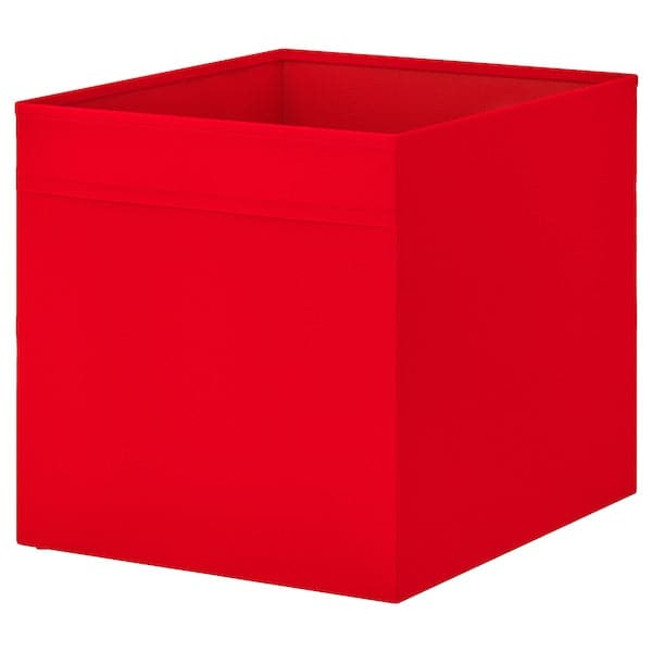 DRÖNA - Box, red, 33x38x33 cm - best price from Maltashopper.com 40249353