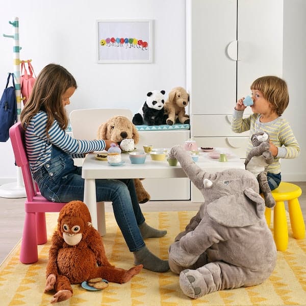 Ikea DUKTIG - 8-piece cup/saucer playset, mixed colours