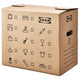 DUNDERGUBBE moving box, brown, 50x31x40 cm