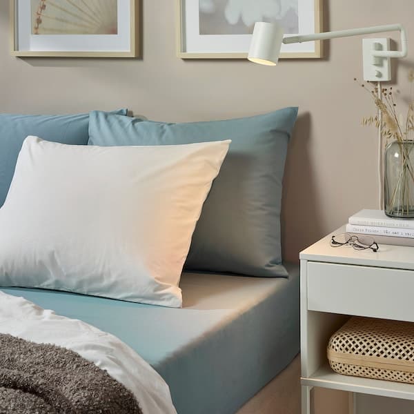DVALA Sheet with corners - light blue 80x200 cm , - best price from Maltashopper.com 80501668