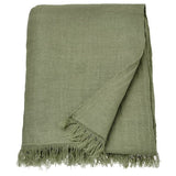 DYTÅG throw, grey-green, 130x170 cm